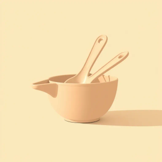 Ilustración de cucharas medidoras
