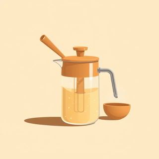 Ilustración de licuadora y batidora de vaso