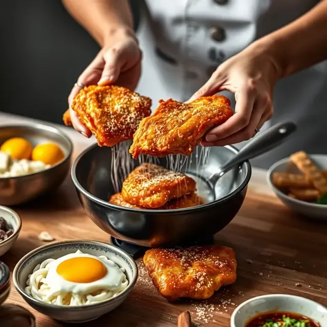 Paso 4: Sazona las pechugas de pollo con sal y pimienta. Prepara tre